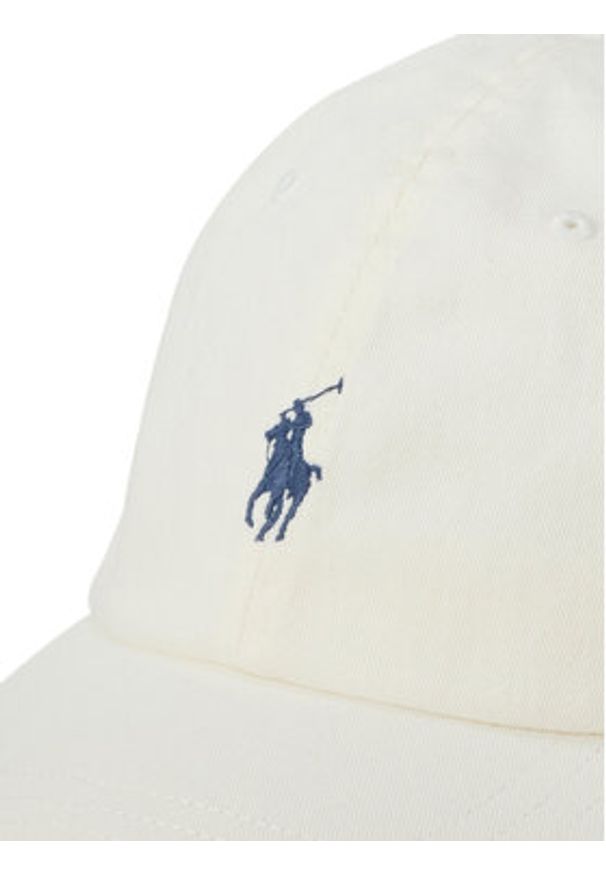 Polo Ralph Lauren Czapka z daszkiem 211912843060 Écru. Materiał: materiał, bawełna