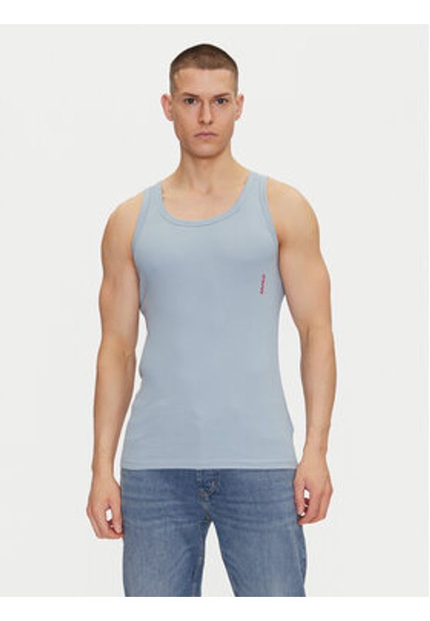 Hugo - HUGO Komplet 2 tank topów 50469778 Kolorowy Slim Fit. Materiał: bawełna. Wzór: kolorowy