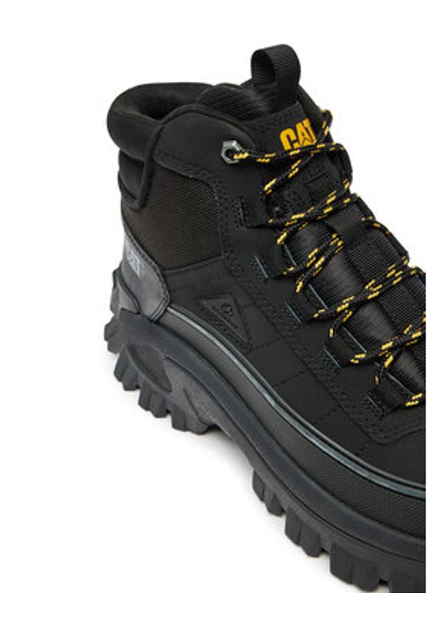 CAT Footwear Trapery Intruder Galosh 2.0 Mid WP P111559 Czarny. Kolor: czarny. Materiał: skóra