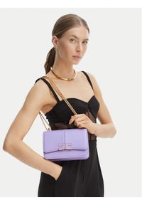 Elisabetta Franchi Torebka BS-91A-61E2-V390 Fioletowy. Kolor: fioletowy. Materiał: skórzane #1