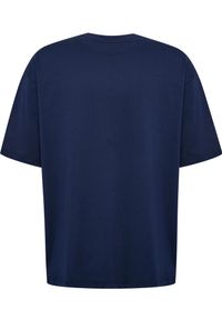 Koszulka Hummel Bee. Typ kołnierza: polo. Kolor: niebieski. Materiał: bawełna. Wzór: haft, aplikacja #2