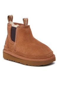 Ugg Śniegowce T Neumel Chelsea 1143706T Brązowy. Kolor: brązowy. Materiał: zamsz, skóra