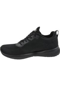 skechers - Trampki Skechers Bobs Squad Tough Talk, Czarny, Kobiety. Zapięcie: sznurówki. Kolor: czarny. Materiał: syntetyk, tkanina, materiał. Szerokość cholewki: normalna. Sport: turystyka piesza