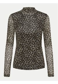 only - ONLY Bluzka Erica 15141298 Brązowy Regular Fit. Kolor: brązowy. Materiał: syntetyk #7