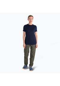 Icebreaker - Koszulka trekkingowa damska icebreaker Merino 150 Tech Lite III night. Kolor: niebieski. Sport: turystyka piesza #1