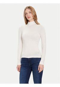 Guess Golf W4BP14 KCGM2 Écru Slim Fit. Typ kołnierza: golf. Materiał: syntetyk #1