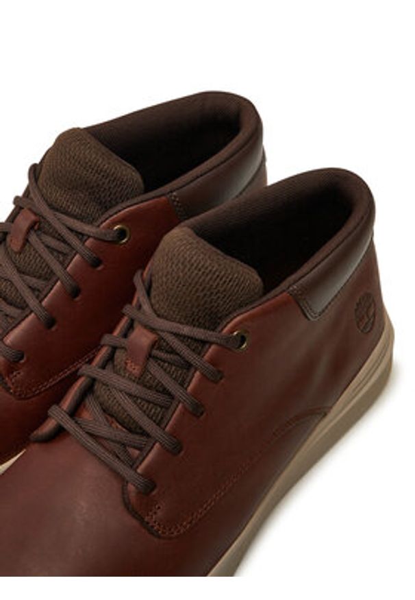 Timberland Sneakersy SENECA BAY CHUKKA BOOT TB0A5UVN2011 Brązowy. Kolor: brązowy. Materiał: skóra