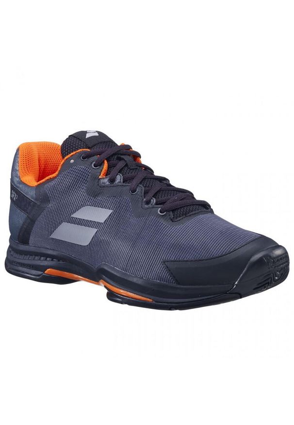 Buty tenisowe męskie Babolat SFX3 All Court. Kolor: czarny, pomarańczowy, wielokolorowy. Sport: tenis
