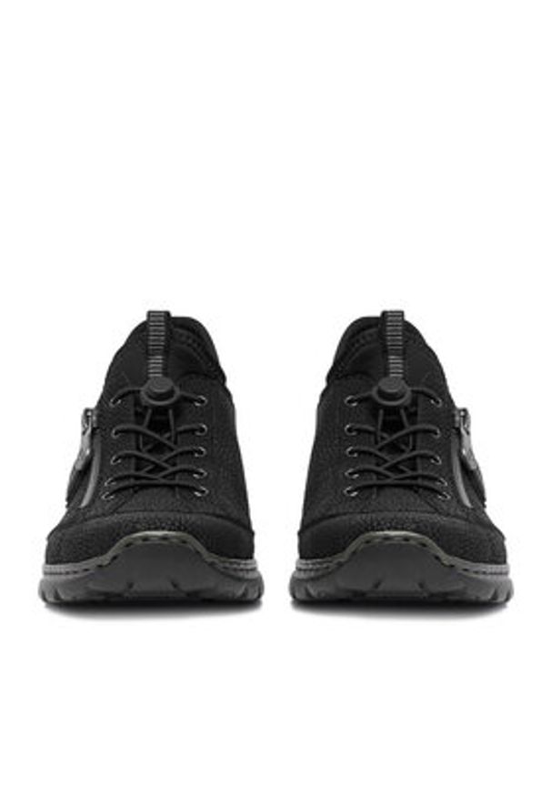 Rieker Sneakersy CEO-L32F1-00 Czarny. Kolor: czarny. Materiał: materiał