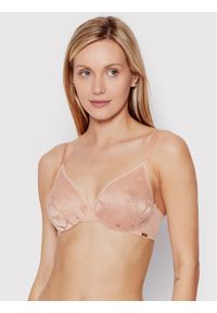 Gossard Biustonosz z fiszbiną Glossies Lotus 19001 Różowy. Kolor: różowy. Materiał: syntetyk