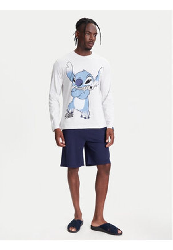 United Colors of Benetton - United Colors Of Benetton Koszulka piżamowa 3VR54M01X Szary Regular Fit. Kolor: szary. Materiał: bawełna