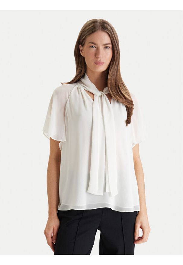 Marciano Guess Bluzka 6RGH03 7429A Biały Regular Fit. Kolor: biały. Materiał: syntetyk