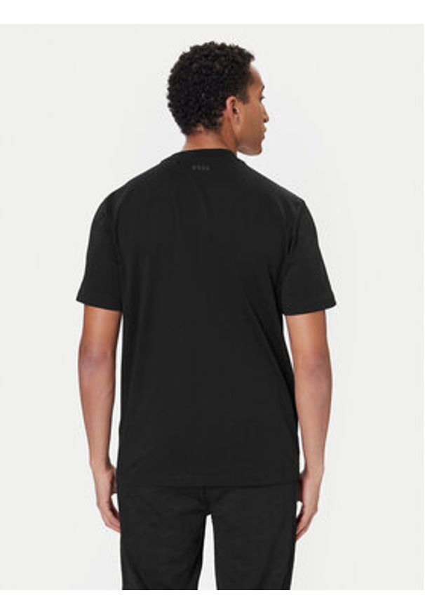 BOSS T-Shirt Iconic TL 50543905 Czarny Relaxed Fit. Kolor: czarny. Materiał: bawełna