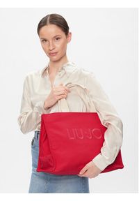Liu Jo Torebka L Tote Printed Canvas 2A4023 T0300 Różowy. Kolor: różowy #2
