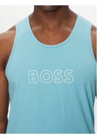 BOSS Tank top Beach 50491711 Błękitny Regular Fit. Kolor: niebieski. Materiał: bawełna #3