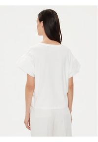Sisley T-Shirt 3AIRL400M Biały Regular Fit. Kolor: biały. Materiał: bawełna