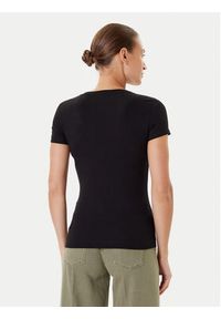 Guess T-Shirt W5YI13 J1314 Czarny Regular Fit. Kolor: czarny. Materiał: bawełna