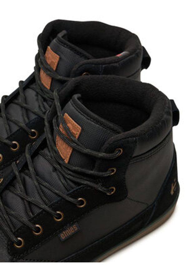 Etnies Sneakersy Dunbar Htw 4101000570 Czarny. Kolor: czarny. Materiał: zamsz, skóra