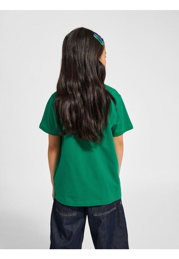 Koszulka dla dzieci Hummel Trelle. Kolor: zielony. Sport: joga i pilates