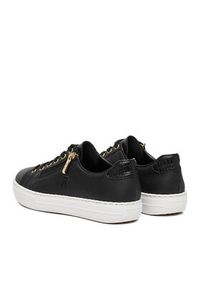 Rieker Sneakersy L59L1-01 Czarny. Kolor: czarny. Materiał: skóra, syntetyk #2