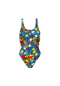 AQUA-SPORT - Strój kąpielowy damski Aqua-Sport Diamond Sport Boom. Kolor: wielokolorowy, czerwony, niebieski, żółty