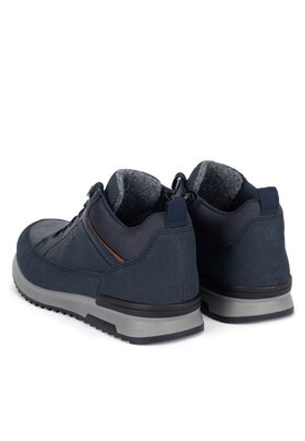 Rieker Sneakersy 16125-14 Niebieski. Kolor: niebieski. Materiał: skóra