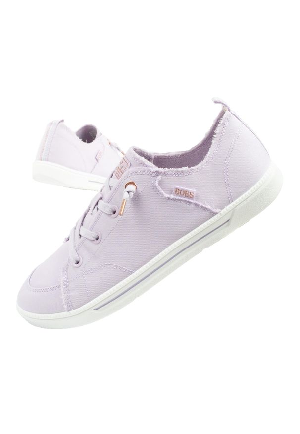 skechers - Buty sportowe trampki damskie Skechers B.Cute 2.0 BOBS fioletowe. Kolor: fioletowy. Materiał: tkanina. Szerokość cholewki: normalna