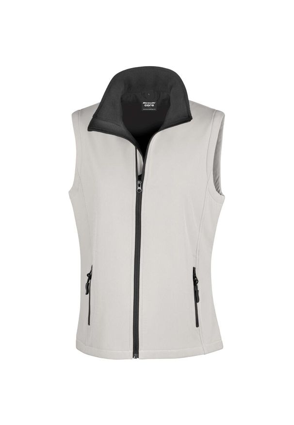 RESULT - Kamizelka damska puchowa Result Softshell. Kolor: wielokolorowy, fioletowy, czarny. Materiał: softshell, puch. Styl: elegancki