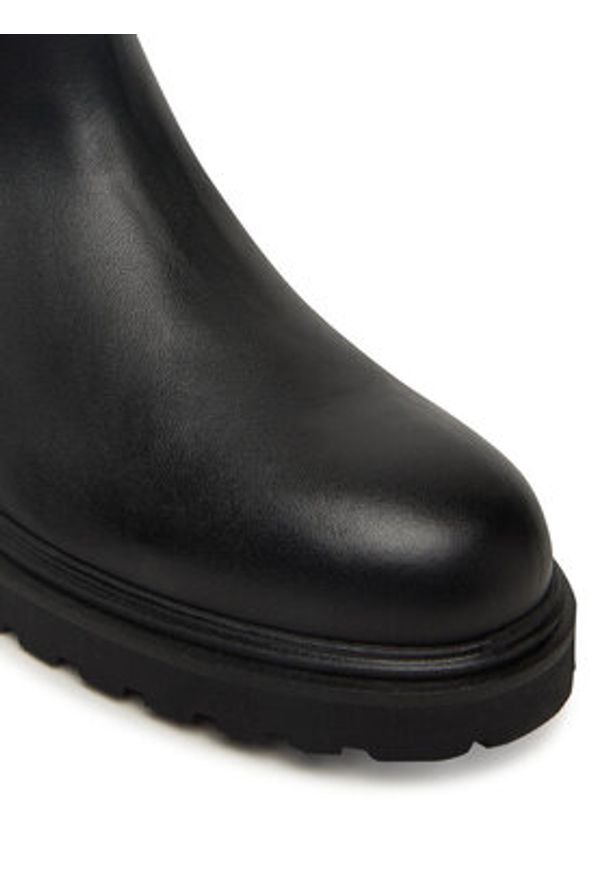 TOMMY HILFIGER - Tommy Hilfiger Sztyblety Cleated FW0FW08766 Czarny. Kolor: czarny. Materiał: skóra