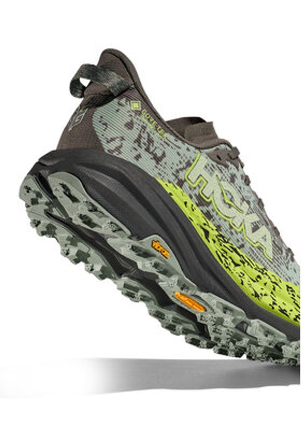 HOKA - Hoka Buty do biegania Speedgoat 6 GTX GORE-TEX 1155150 Zielony. Kolor: zielony. Materiał: materiał. Technologia: Gore-Tex