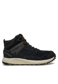 Merrell Sneakersy Wildwood Mid Ltr Wp J068027 Czarny. Kolor: czarny. Materiał: skóra, zamsz