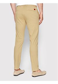 Hugo Chinosy David222D 50468314 Beżowy Slim Fit. Kolor: beżowy. Materiał: bawełna