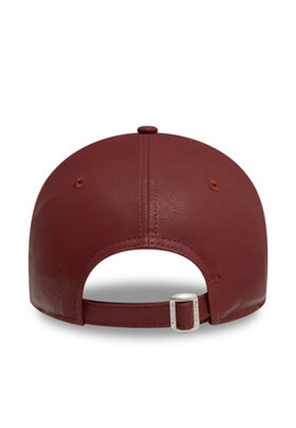 New Era Czapka z daszkiem New York Yankees Crinkled Pu 9Forty 60595395 Bordowy. Kolor: czerwony. Materiał: bawełna, materiał