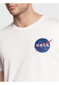 Alpha Industries T-Shirt Space Shuttle 176507 Biały Regular Fit. Kolor: biały. Materiał: bawełna