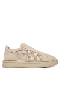 Fabi Sneakersy FU1326.A02ZIPCVG051 Écru. Kolor: kremowy. Materiał: skóra, zamsz #1