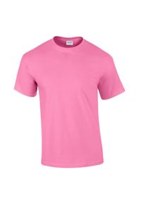 GILDAN - Ultra Bawełniana Koszulka Unisex Dla Dorosłych. Kolor: fioletowy. Materiał: bawełna. Sport: turystyka piesza