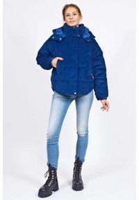 Lee - LEE PUFFER JACKET DAMSKA KURTKA PUCHOWA WASHED BLUE L56VMGLR. Materiał: puch