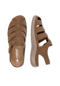Rieker Sandały CEO-64860-24 Brązowy. Kolor: brązowy. Materiał: skóra #5