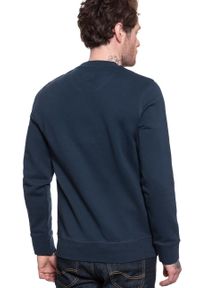 Wrangler - WRANGLER CREW SWEAT NAVY W6M3HA114. Kolor: niebieski #6