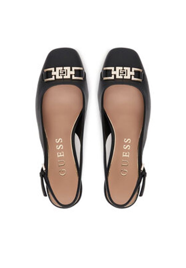 Guess Czółenka FLTCDE LEA05 Czarny. Kolor: czarny. Materiał: skóra