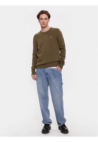 Sweter Tommy Jeans. Kolor: zielony