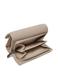 Calvin Klein Portfel damski Ck Must Aop Small Trifold W Zip LV04F1038G Beżowy. Kolor: beżowy. Materiał: skóra #4