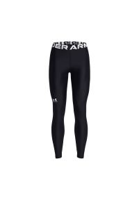 Under Armour UA HG LEGGING Legginsy damskie. Kolor: czarny. Materiał: materiał, tkanina, skóra. Styl: sportowy, klasyczny #5