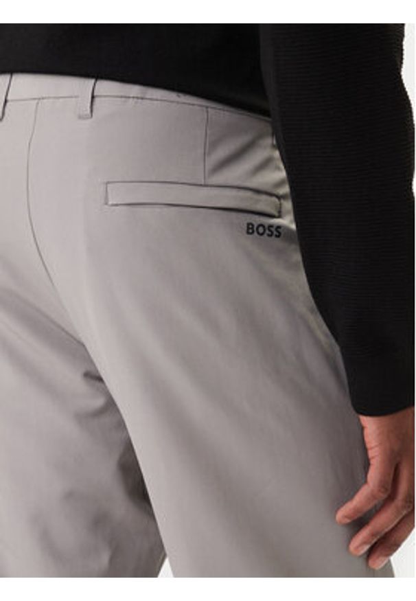 BOSS Spodnie materiałowe T_Commuter 50534303 Beżowy Slim Fit. Kolor: beżowy. Materiał: syntetyk