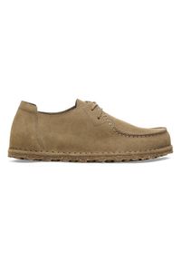 Birkenstock - Półbuty męskie BIRKENSTOCK Utti Lace Suede Leather. Okazja: na co dzień, na spacer, do pracy. Kolor: brązowy. Styl: casual #4