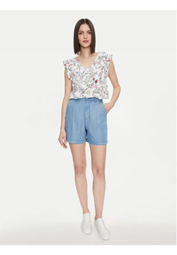 United Colors of Benetton - United Colors Of Benetton Bluzka 5HDGDQ08J Kolorowy Regular Fit. Materiał: lyocell. Wzór: kolorowy