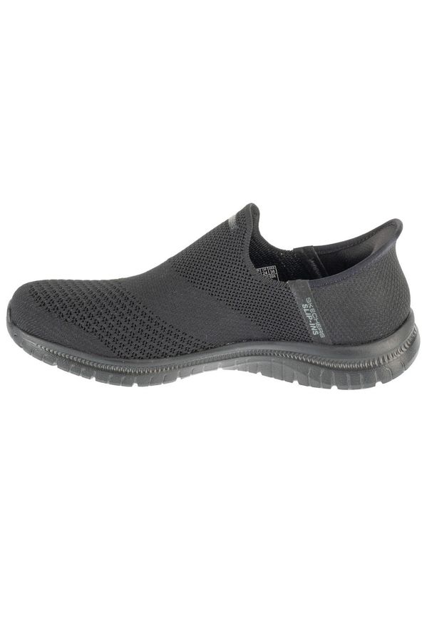 skechers - Buty sportowe Sneakersy damskie, Slip-ins: Virtue - Sleek. Kolor: czarny. Model: Skechers Sport. Sport: turystyka piesza