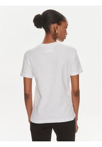 Versace Jeans Couture T-Shirt 76HAHT04 Biały Slim Fit. Kolor: biały. Materiał: bawełna #5
