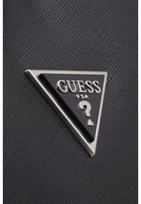 Guess - GUESS Czarny plecak męski Milano. Kolor: czarny. Materiał: skóra ekologiczna. Styl: elegancki, casual #5