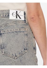 Calvin Klein Jeans Jeansy High Rise Straight J20J222455 Granatowy Straight Fit. Kolor: niebieski